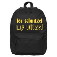 For Schnitzel My Nitzel 16 in Basic Backpack