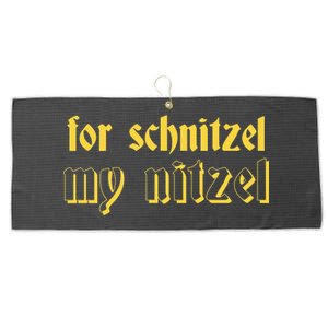 For Schnitzel My Nitzel Large Microfiber Waffle Golf Towel