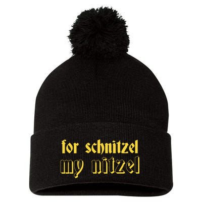 For Schnitzel My Nitzel Pom Pom 12in Knit Beanie