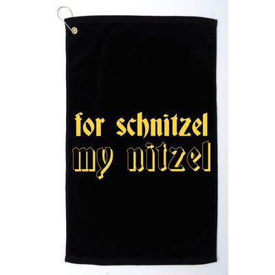 For Schnitzel My Nitzel Golf Towel