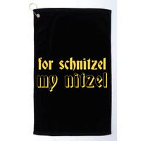 For Schnitzel My Nitzel Golf Towel
