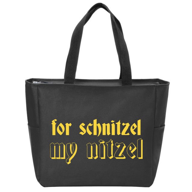 For Schnitzel My Nitzel Zip Tote Bag