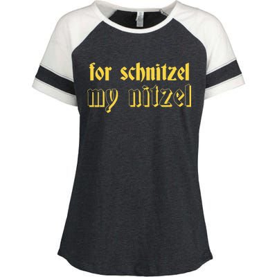 For Schnitzel My Nitzel Enza Ladies Jersey Colorblock Tee