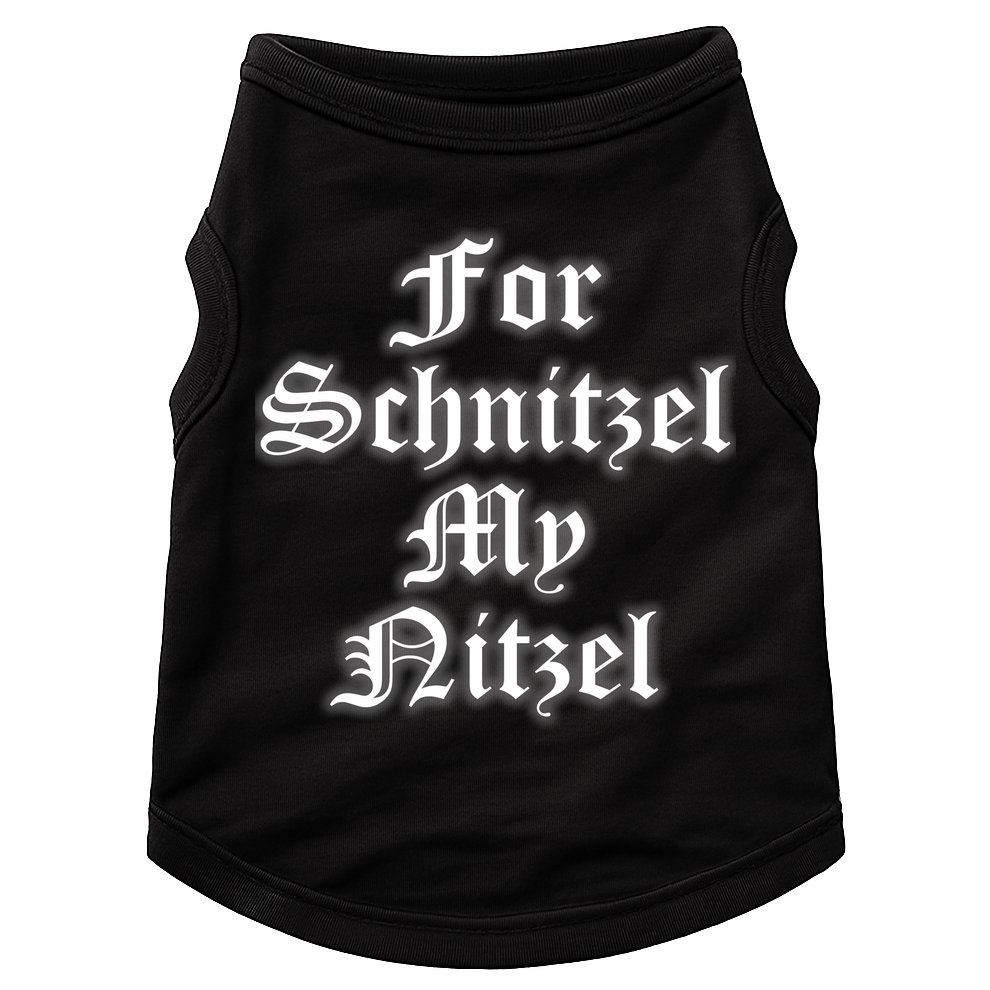 For Schnitzel My Nitzel Funny Oktoberfest Doggie Tank