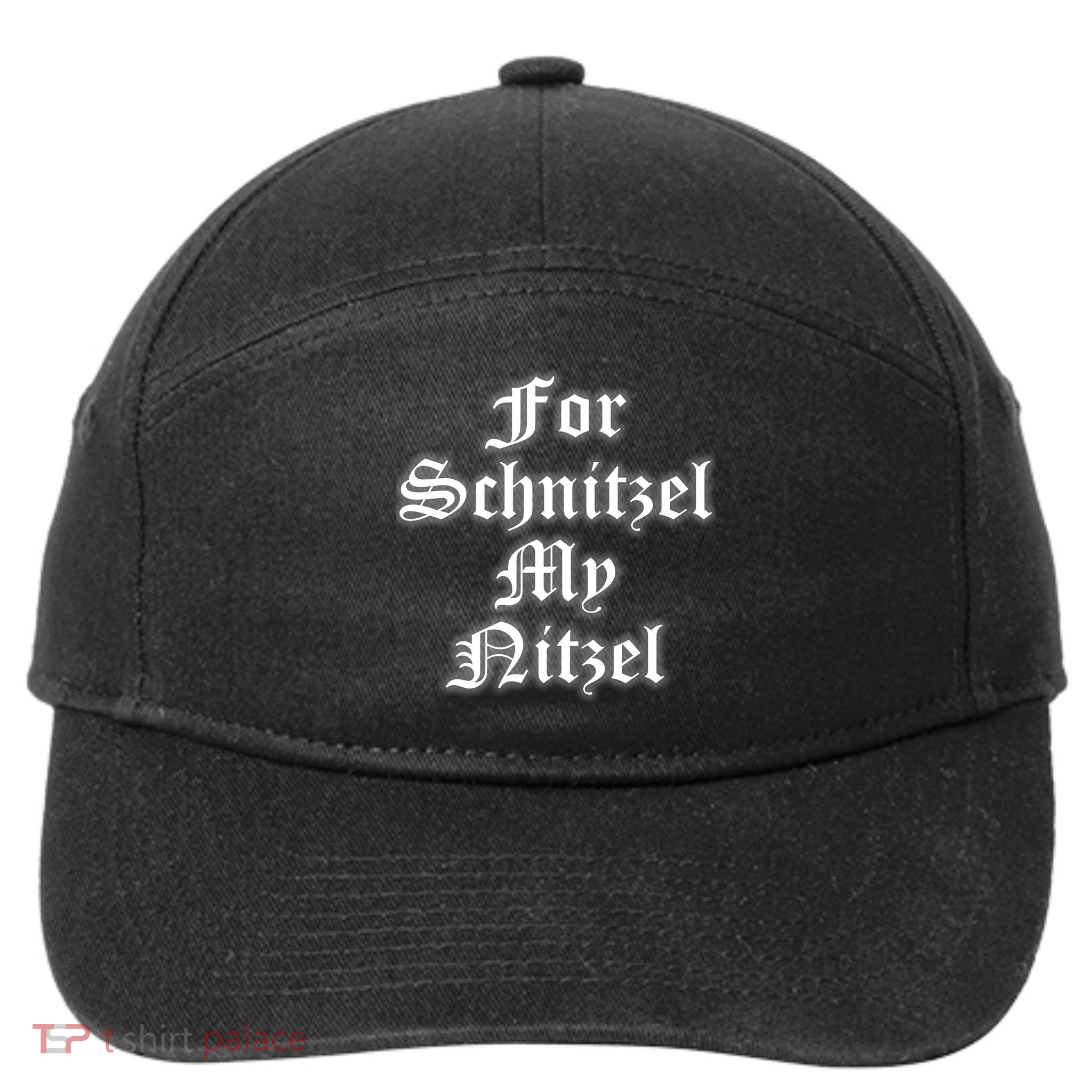 For Schnitzel My Nitzel Funny Oktoberfest 7-Panel Snapback Hat