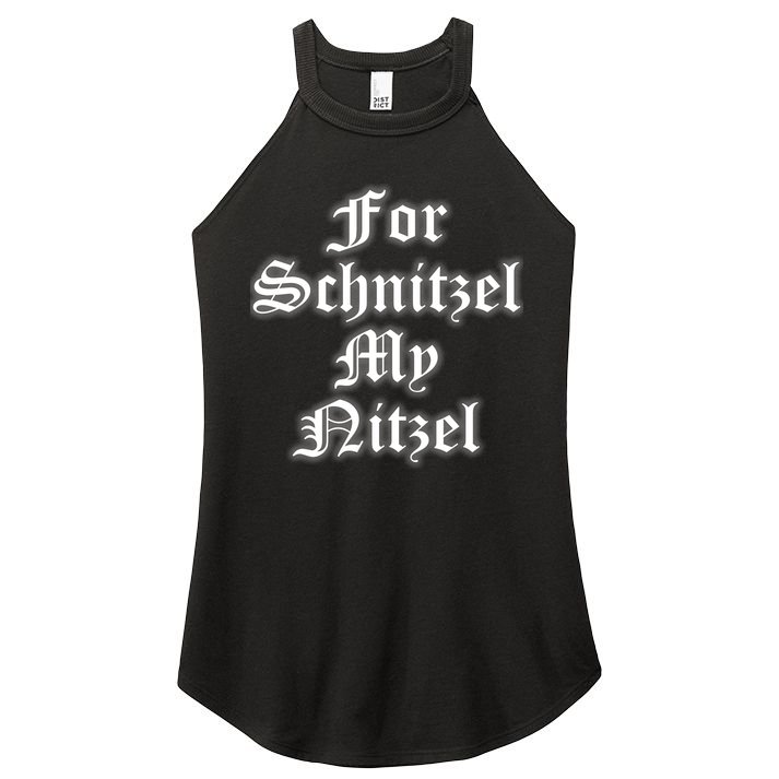 For Schnitzel My Nitzel Funny Oktoberfest Women's Perfect Tri Rocker Tank