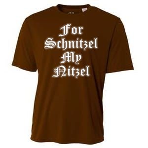 For Schnitzel My Nitzel Funny Oktoberfest Cooling Performance Crew T-Shirt