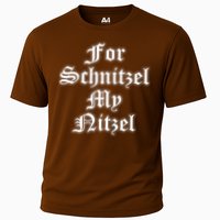 For Schnitzel My Nitzel Funny Oktoberfest Cooling Performance Crew T-Shirt