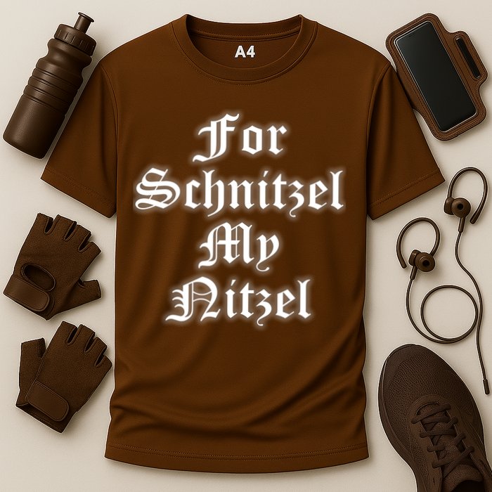 For Schnitzel My Nitzel Funny Oktoberfest Cooling Performance Crew T-Shirt