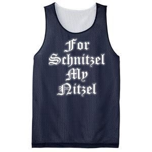 For Schnitzel My Nitzel Funny Oktoberfest Mesh Reversible Basketball Jersey Tank