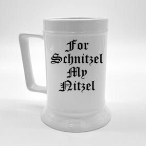 For Schnitzel My Nitzel Funny Oktoberfest Beer Stein