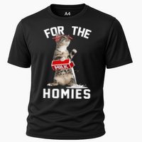 For The Homies Gangsta Cat Cooling Performance Crew T-Shirt