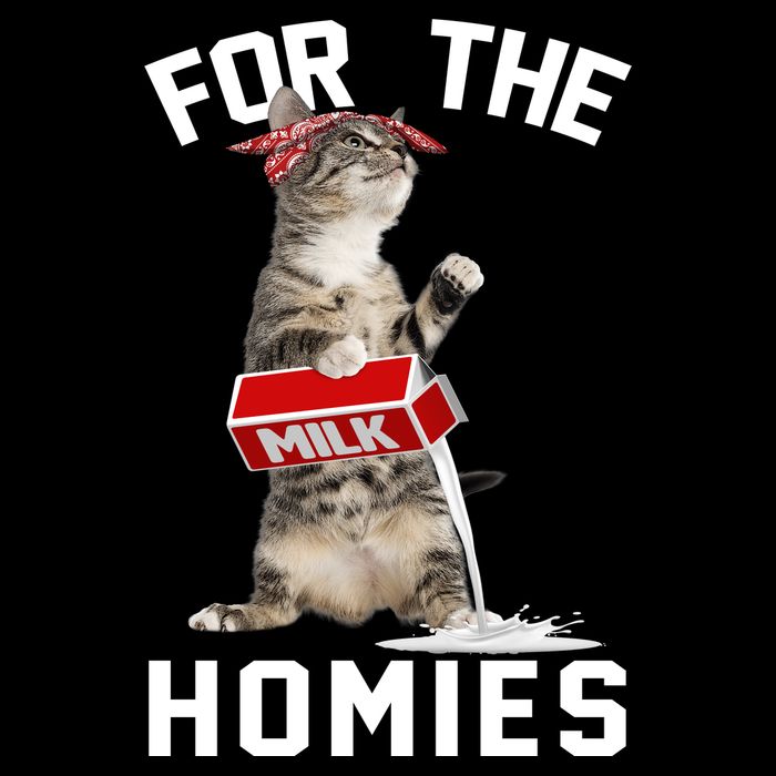 For The Homies Gangsta Cat Cooling Performance Crew T-Shirt