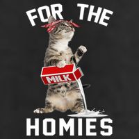 For The Homies Gangsta Cat Adult Drive Performance Visor