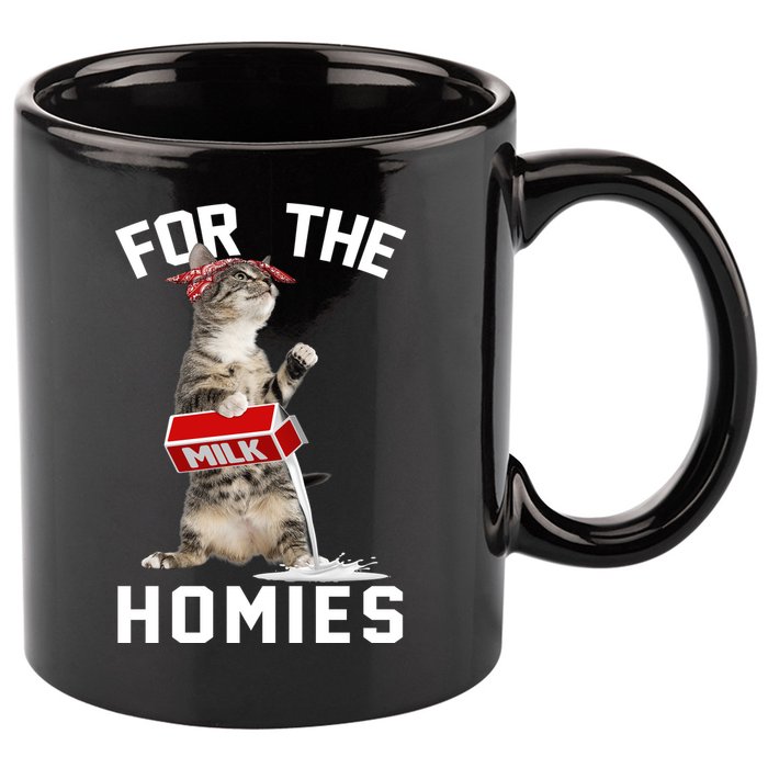 For The Homies Gangsta Cat 11oz C Handle Ceramic Mug