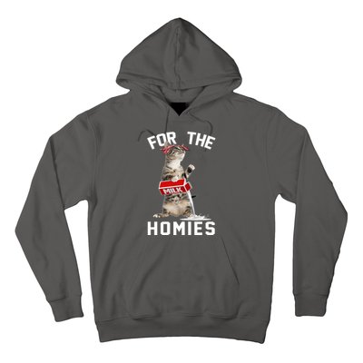 For The Homies Gangsta Cat Hoodie