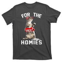 For The Homies Gangsta Cat T-Shirt