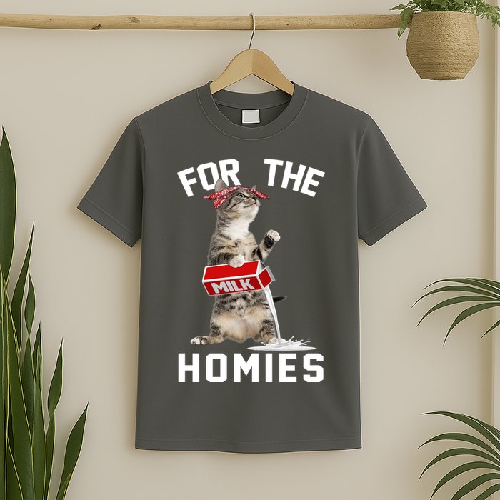 For The Homies Gangsta Cat T-Shirt