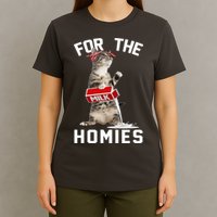 For The Homies Gangsta Cat T-Shirt