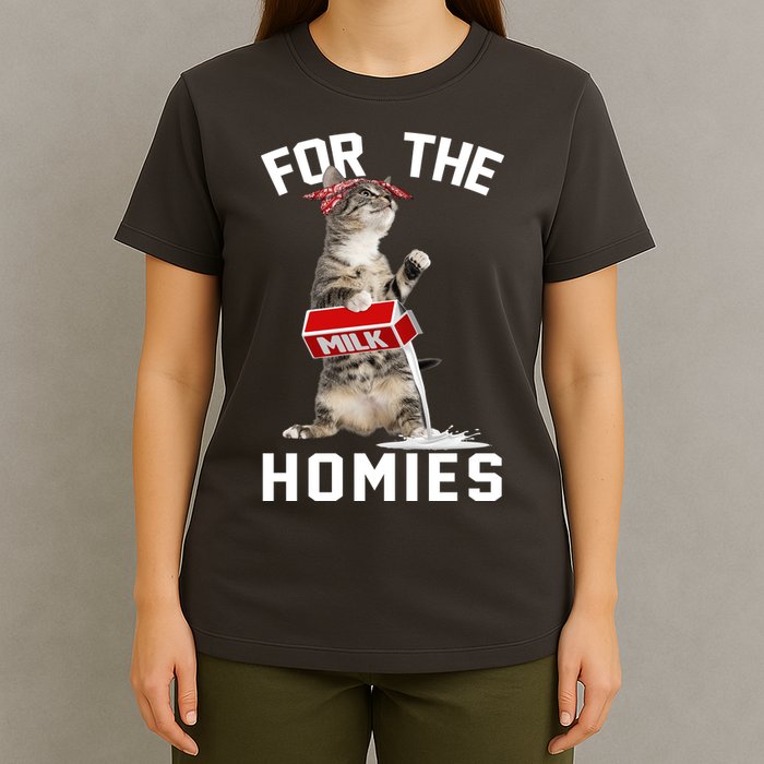 For The Homies Gangsta Cat T-Shirt
