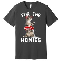 For The Homies Gangsta Cat Premium T-Shirt