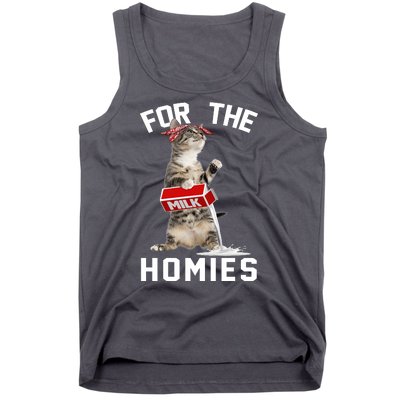 For The Homies Gangsta Cat Tank Top