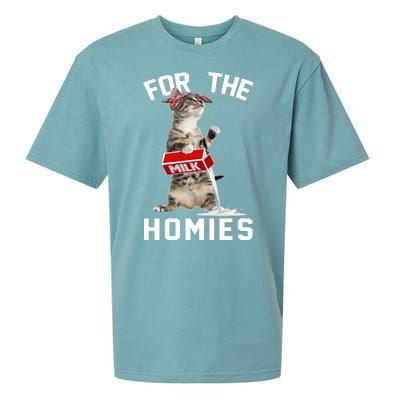 For The Homies Gangsta Cat Sueded Cloud Jersey T-Shirt