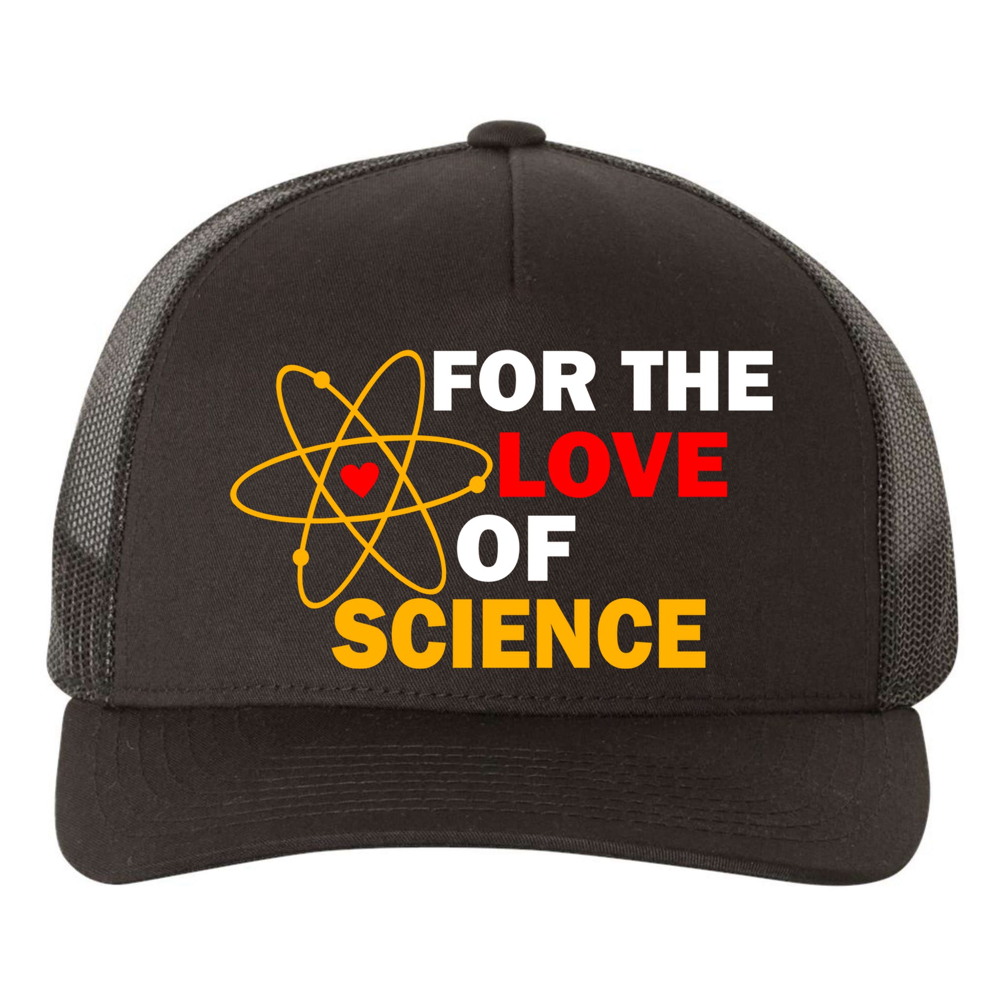 For The Love Of Science Yupoong Adult 5-Panel Trucker Hat