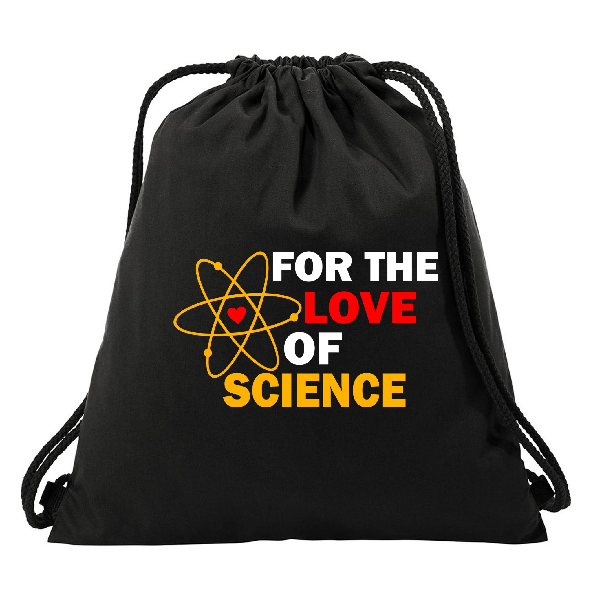 For The Love Of Science Drawstring Bag