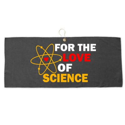 For The Love Of Science Large Microfiber Waffle Golf Towel