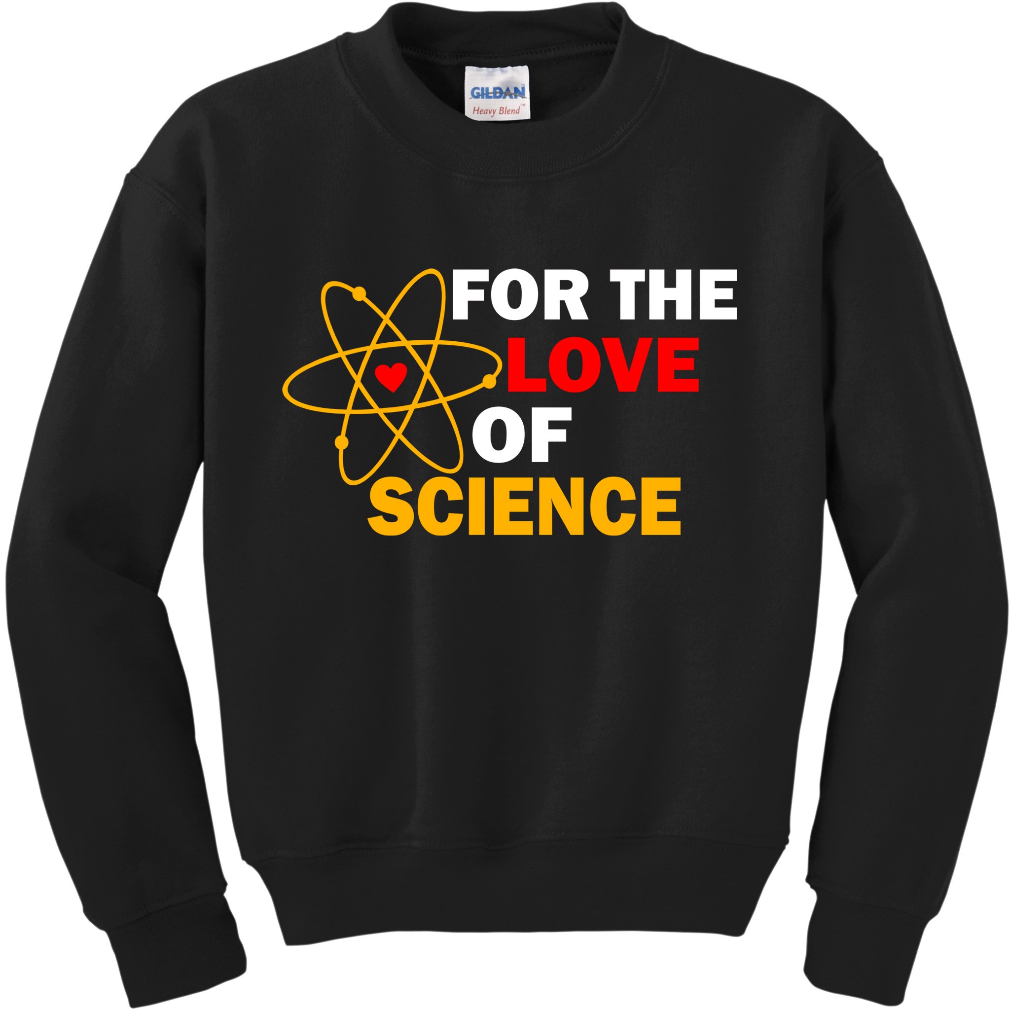 For The Love Of Science Kids Sweatshirt