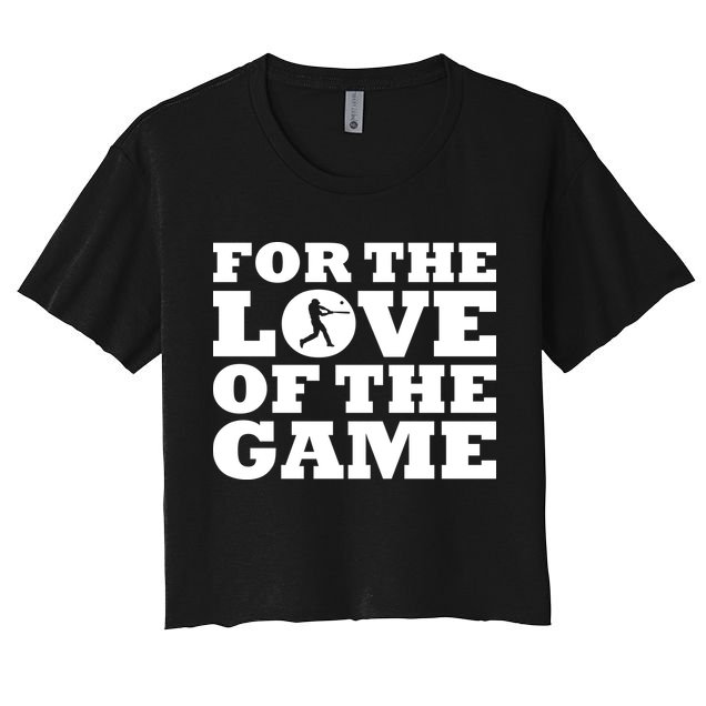 For The Love of the Game Crop Top