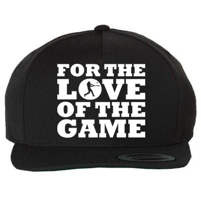 For The Love of the Game Wool Snapback Cap