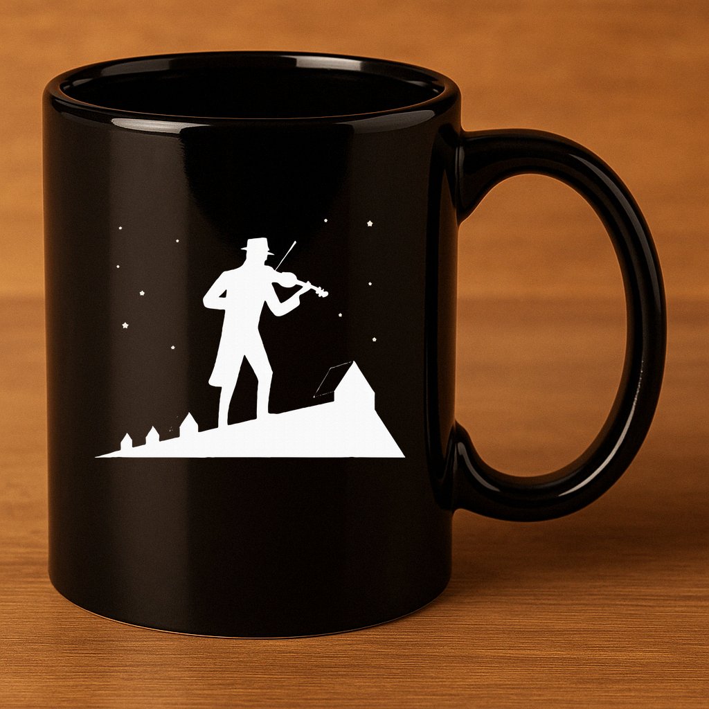 Fiddler On Roof Retro Musical Theater Broadway Theatre 11oz C Handle Ceramic Mug