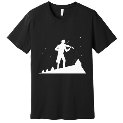 Fiddler On Roof Retro Musical Theater Broadway Theatre Premium T-Shirt