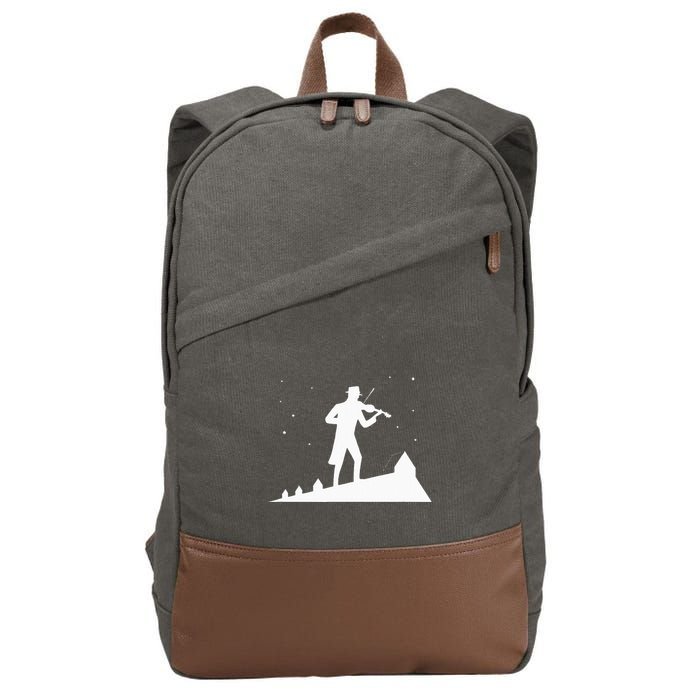 Fiddler On Roof Retro Musical Theater Broadway Theatre Cotton Canvas Backpack