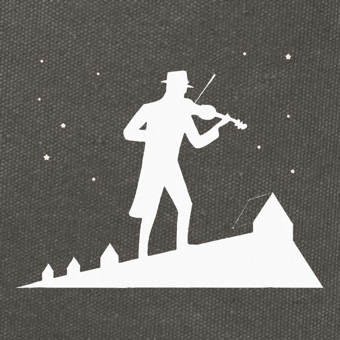 Fiddler On Roof Retro Musical Theater Broadway Theatre Cotton Canvas Backpack