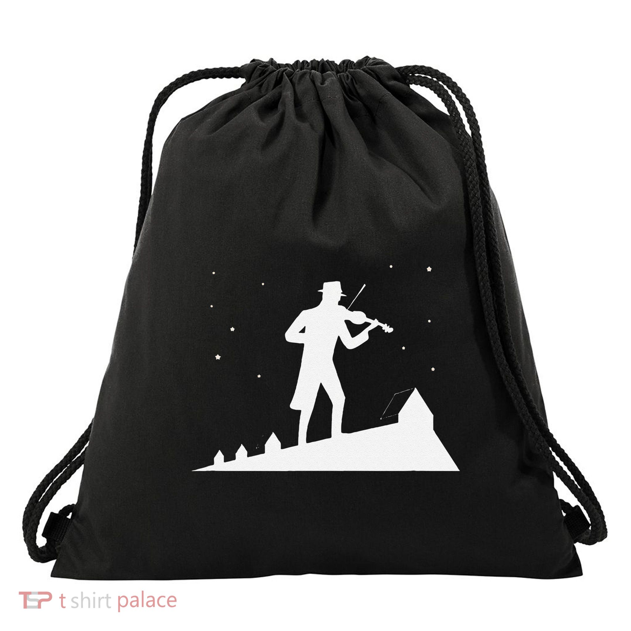 Fiddler On Roof Retro Musical Theater Broadway Theatre Drawstring Bag