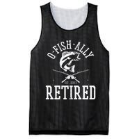 Funny O'fishally Retired Tee for Retired Fishing Mesh Reversible Basketball Jersey Tank