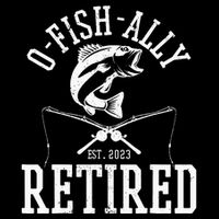Funny O'fishally Retired Tee for Retired Fishing Women's Crop Top Tee