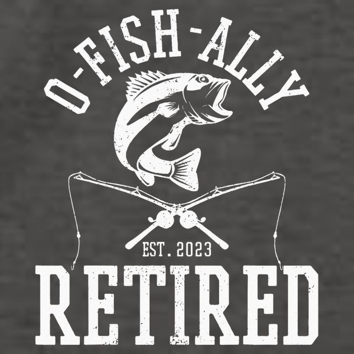 Funny O'fishally Retired Tee for Retired Fishing Vector Backpack