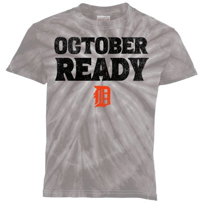 Funny October Ready Funny For Ready Tiger Lovers Kids Tie-Dye T-Shirt