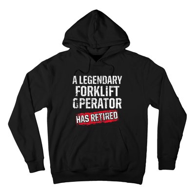 Forklift Operator Retired Funny Driver Hoodie