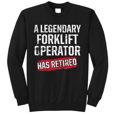 Forklift Operator Retired Funny Driver Sweatshirt