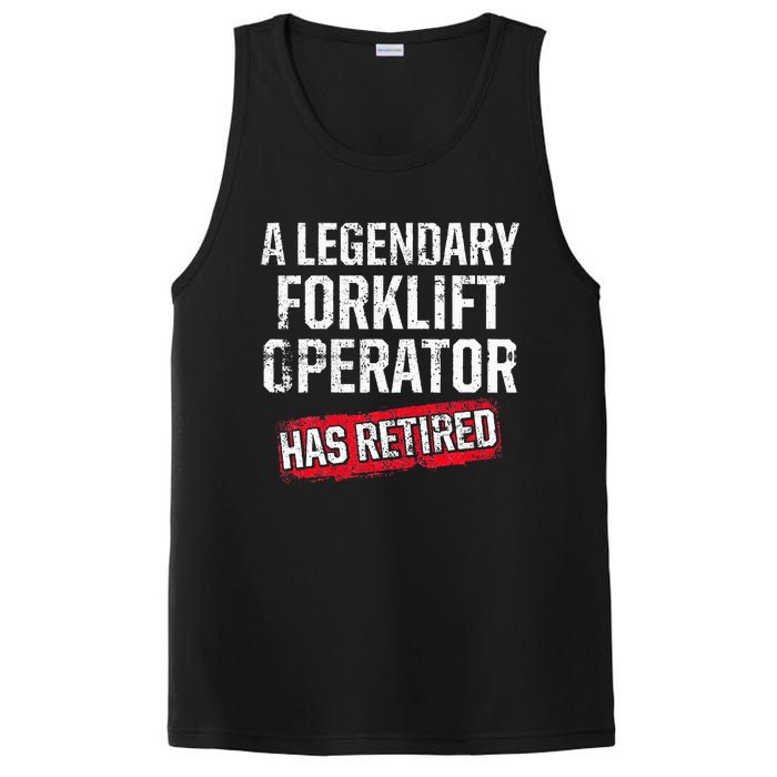 Forklift Operator Retired Funny Driver PosiCharge Competitor Tank