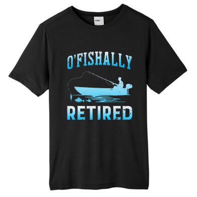 Funny OFishally Retired Gift For Retired Fishing Tall Fusion ChromaSoft Performance T-Shirt