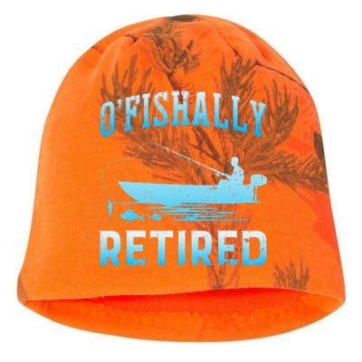 Funny OFishally Retired Gift For Retired Fishing Kati - Camo Knit Beanie