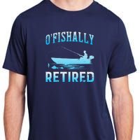 Funny OFishally Retired Gift For Retired Fishing Adult ChromaSoft Performance T-Shirt