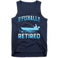 Funny OFishally Retired Gift For Retired Fishing Tank Top