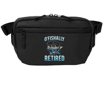 Funny Ofishally Retired For Retired Fishing Crossbody Pack